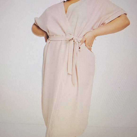 ASOS Design Curve Wrap Midi Dree - Picture 3 of 3
